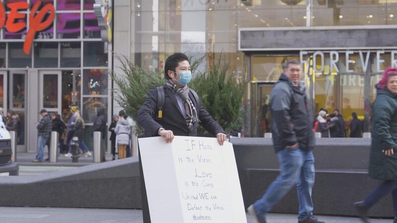 Chinese_Friends_Combat_Discrimination_with_Hugs_in_New_York_poster - Khabar Asia Chinese Friends Combat Discrimination with Hugs in New York video poster