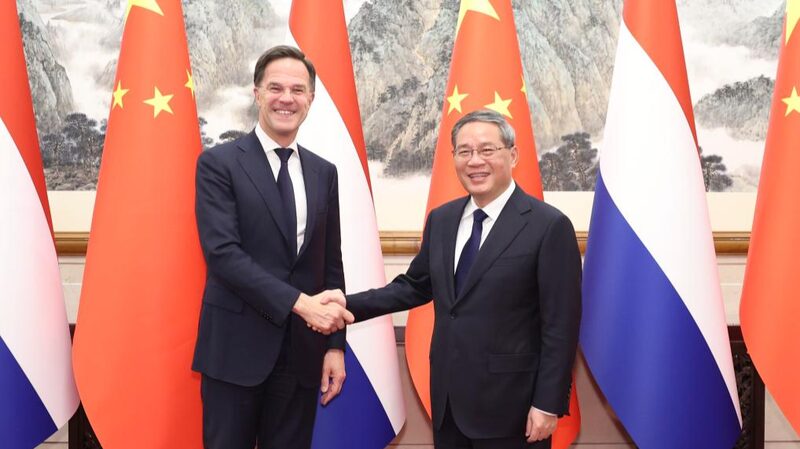 Chinese Premier Li Qiang and Dutch PM Mark Rutte Strengthen Bilateral Ties in Beijing
