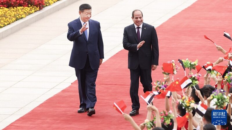 Chinese_President_Xi_Jinping_Welcomes_Egyptian_President_El-Sisi_in_Beijing - Khabar Asia Chinese President Xi Jinping Welcomes Egyptian President El-Sisi in Beijing