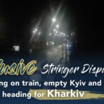 Chinese Student's Train Journey Reveals Empty Kyiv and Armored Vehicles Bound for Kharkiv video poster
