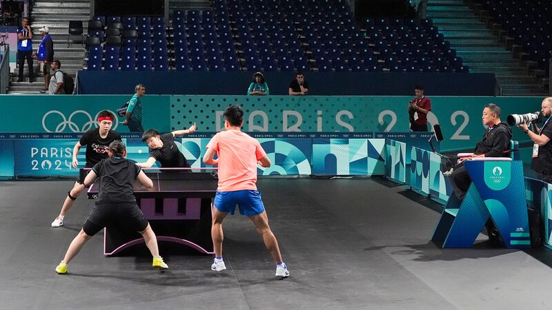 Chinese_Table_Tennis_Team_Trains_at_Paris_2024_Olympic_Venue_Ahead_of_Summer_Games_poster - Khabar Asia Chinese_Table_Tennis_Team_Trains_at_Paris_2024_Olympic_Venue_Ahead_of_Summer_Games video poster