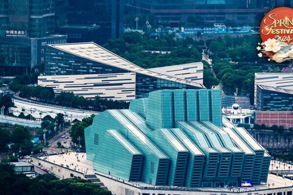 Chongqing Grand Theater: A Glass 'Ship' Sailing on the Yangtze River video poster
