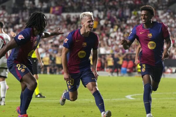 Dani Olmo Scores Debut Winner as Barcelona Defeat Rayo Vallecano 2-1 Dani_Olmo_Scores_Debut_Winner_as_Barcelona_Defeat_Rayo_Vallecano_2_1