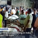 Deadly Stampede at Religious Gathering in India Claims Over 130 Lives video poster