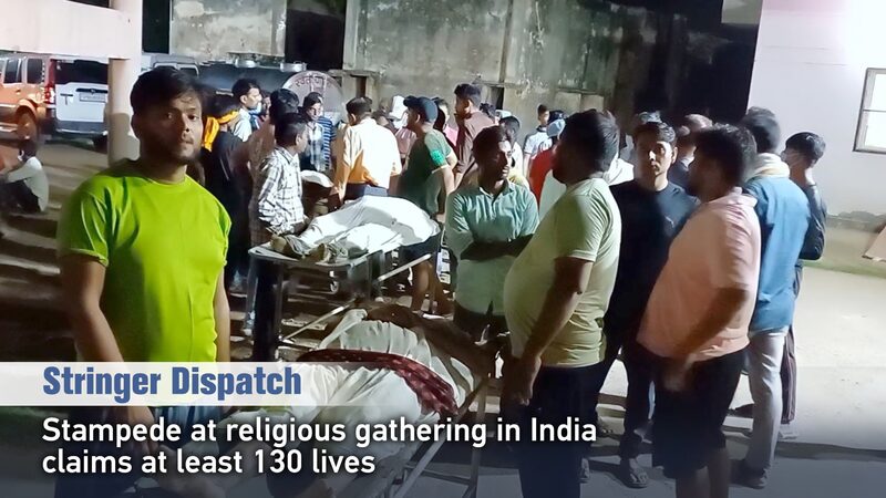 Deadly Stampede at Religious Gathering in India Claims Over 130 Lives video poster