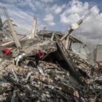 Death Toll Rises in Palestine-Israel Conflict as Communications Blackout Hampers Rescue Efforts video poster