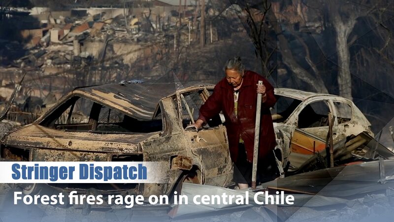 Devastating Forest Fires Ravage Central Chile, Hundreds Missing video poster