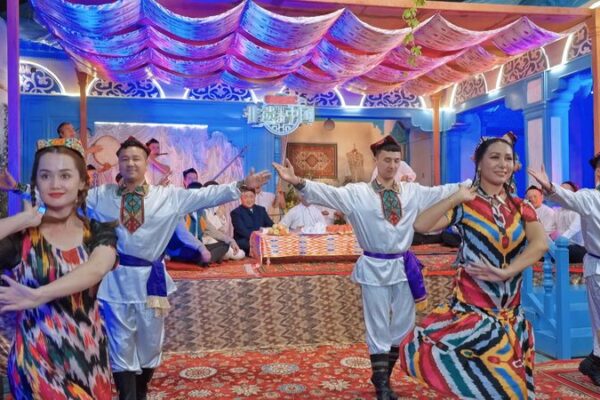 Discover Meshrep: The Xinjiang Uygur Carnival that Celebrates Cultural Heritage Discover Meshrep: The Xinjiang Uygur Carnival that Celebrates Cultural Heritage video poster