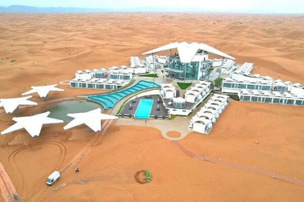 Discover the Desert Star Hotel: Stargazing Oasis in China's Tengger Desert video poster