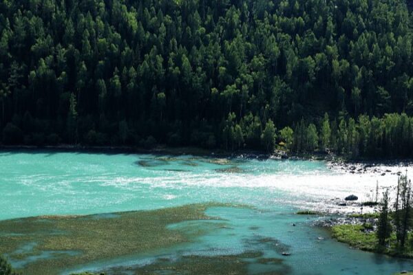 Discover the Majestic Beauty of Wolong Bay in Xinjiang’s Kanas Region Discover the Majestic Beauty of Wolong Bay in Xinjiang's Kanas Region video poster
