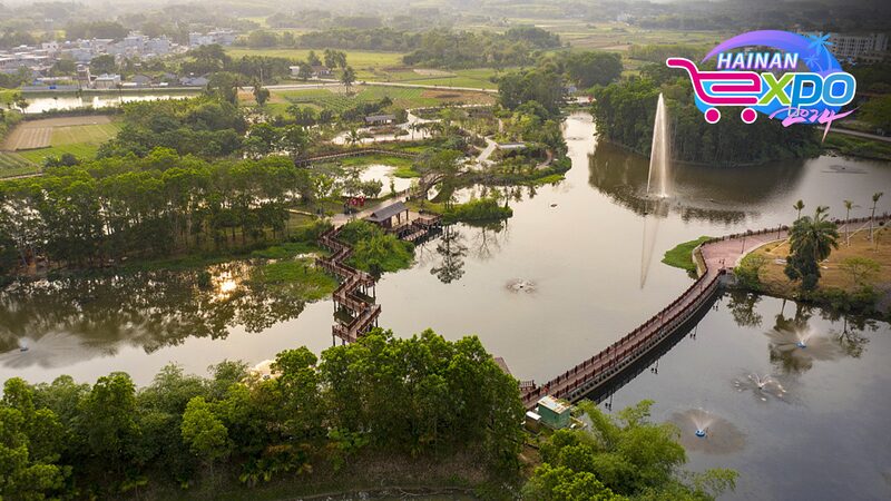 Discover the Pristine Beauty of Tunchang Wenzan Ecological Wetland Park in Hainan video poster