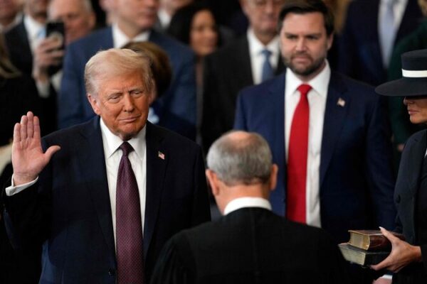 Donald Trump Sworn In as 47th U.S. President, Begins Second Term Donald_Trump_Sworn_In_as_47th_U_S__President__Begins_Second_Term