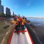 Dragon Boats Glide in Thrilling Harbin Race During Festival Celebrations video poster