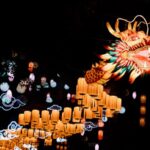 Dragon Lanterns Illuminate Hangzhou's Xixi Wetland Park for Lantern Festival