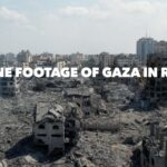 Drone Footage Unveils Extensive Destruction in Gaza After Month-Long Bombardments video poster