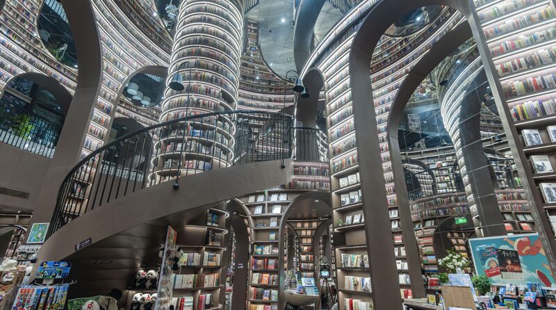 Dujiangyan_Zhongshuge__A_Futuristic_Bookstore_Blending_Tradition_and_Innovation - Khabar Asia Dujiangyan_Zhongshuge__A_Futuristic_Bookstore_Blending_Tradition_and_Innovation