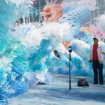 Eco-Friendly 'Dream Wave' Art Installation Transforms Kunming's Cityscape