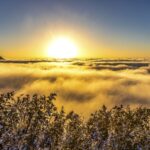 Enchanting Halo Rainbow Graces Jinfo Mountain in Chongqing