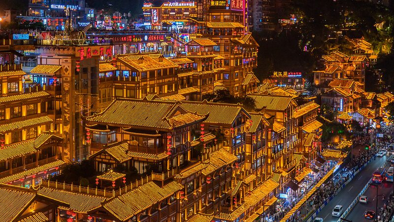 Enchanting_Night_Views_of_Hongya_Cave_Illuminate_Chongqings_Skyline_poster - Khabar Asia Enchanting Night Views of Hongya Cave Illuminate Chongqing's Skyline video poster