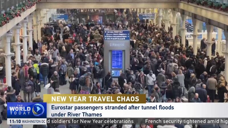 Eurostar Chaos: Flooded Tunnels Cancel Trains, Stranding Travelers video poster
