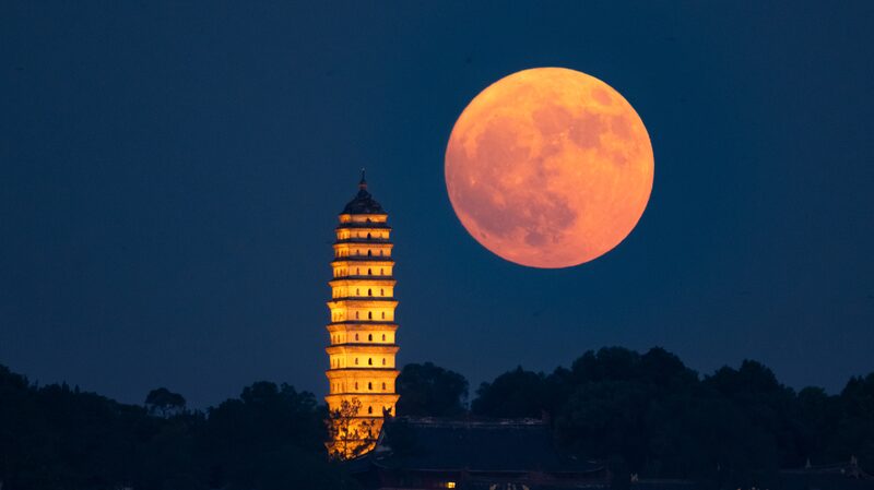 First_Supermoon_of_2024_Illuminates_Skies_Across_China - Khabar Asia First_Supermoon_of_2024_Illuminates_Skies_Across_China