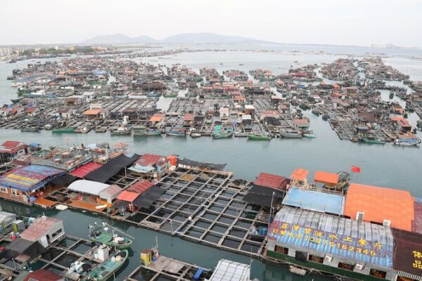 Floating Fishing Village in South China Thrives on Tourism Floating Fishing Village in South China Thrives on Tourism