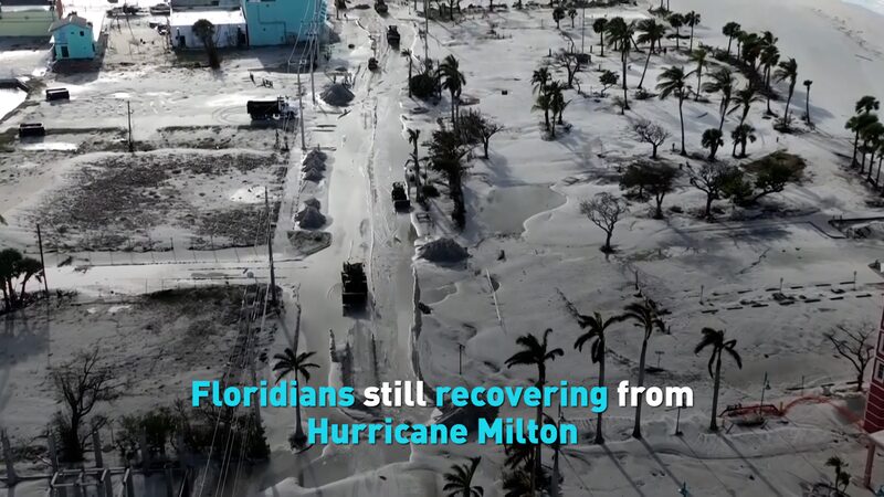 Floridians_Continue_Recovery_Efforts_After_Devastating_Hurricane_Milton_poster - Khabar Asia Floridians_Continue_Recovery_Efforts_After_Devastating_Hurricane_Milton video poster