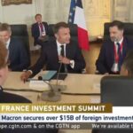 France Announces Record $16 Billion in Foreign Investments at 'Choose France' Summit video poster