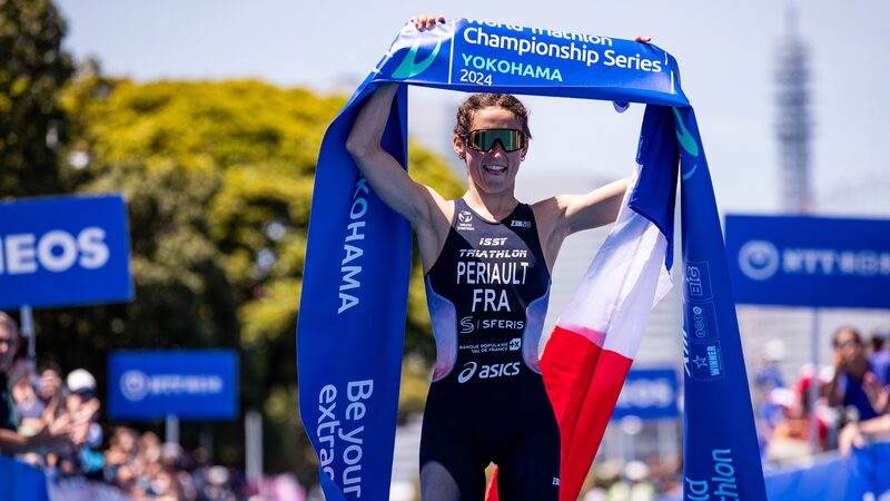 Frances_Leonie_Periault_Secures_Gold_and_Olympic_Spot_at_Yokohama_Triathlon - Khabar Asia France's Leonie Periault Secures Gold and Olympic Spot at Yokohama Triathlon