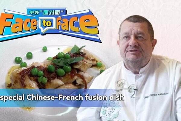 French Chef Christophe Marguin Crafts Chinese-French Fusion Dish Celebrating Sino-French Friendship French Chef Christophe Marguin Crafts Chinese-French Fusion Dish Celebrating Sino-French Friendship video poster