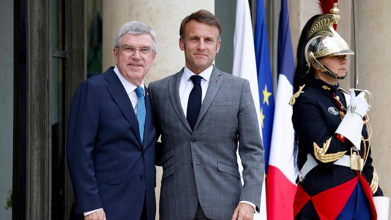 French_President_Macron_Meets_IOC_Chief_Bach_Ahead_of_Paris_2024_Olympics - Khabar Asia French_President_Macron_Meets_IOC_Chief_Bach_Ahead_of_Paris_2024_Olympics