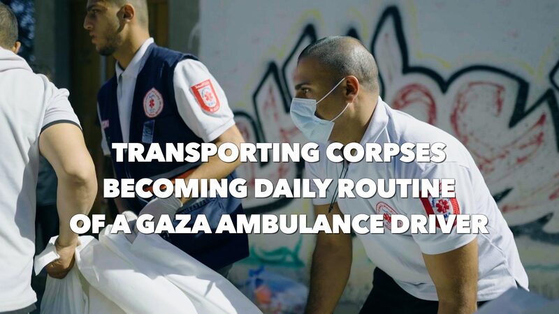 Gaza Ambulance Driver's Daily Reality: Transporting Victims Amid Conflict video poster
