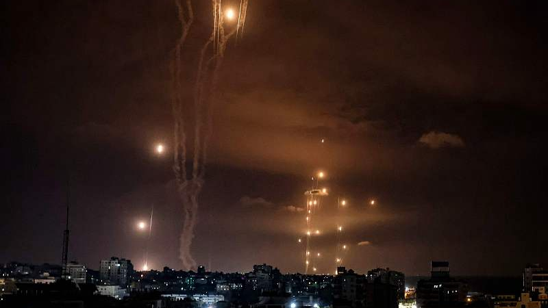 Gaza_Under_Fire_Israeli_Airstrikes_Follow_Hamas_Rocket_Attacks_poster - Khabar Asia Gaza Under Fire: Israeli Airstrikes Follow Hamas Rocket Attacks video poster