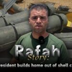 Gazans Rebuild Amid Ruins: A Resident Constructs Home from Shell Casings video poster