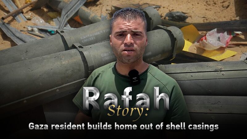 Gazans_Rebuild_Amid_Ruins_A_Resident_Constructs_Home_from_Shell_Casings_poster - Khabar Asia Gazans Rebuild Amid Ruins: A Resident Constructs Home from Shell Casings video poster