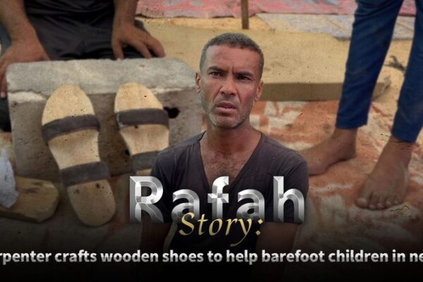 Gazian Carpenter Crafts Wooden Shoes to Help Barefoot Children Amid Conflict Gazian_Carpenter_Crafts_Wooden_Shoes_to_Help_Barefoot_Children_Amid_Conflict video poster