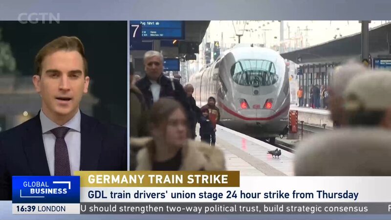 Germany Braces for 24-Hour Train Strike Affecting Global Travelers and Commuters video poster