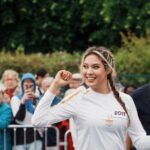 Gu Ailing Carries Olympic Torch in France for 2024 Summer Games