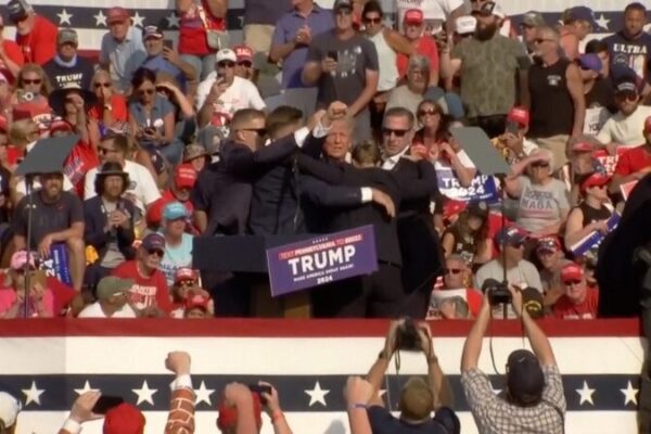 Gunfire Erupts at Trump Rally in Pennsylvania: Former President Bloodied but Safe Gunfire_Erupts_at_Trump_Rally_in_Pennsylvania__Former_President_Bloodied_but_Safe video poster