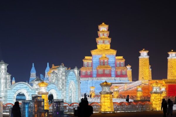 Harbin Ice and Snow World Wows Visitors with Spectacular Sculptures video poster