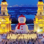 Harbin's Giant Snowman: A Towering Winter Wonder in Northeast China video poster