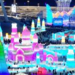 Harbin's Ice and Snow World Mesmerizes Visitors with Stunning Sculptures video poster