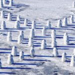 Harbin's Snowmen Army Resembles Terracotta Warriors on Frozen Songhua River