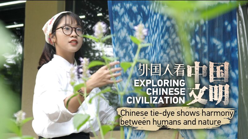 Harmony in Colors: Vietnamese Volunteer Embraces Chinese Plant-Based Tie-Dye video poster