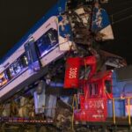 Head-On Train Collision Near Santiago Leaves Two Dead, Several Injured video poster