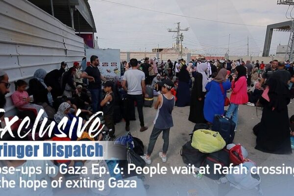 Hope and Uncertainty at Rafah Crossing as Gazans Seek Safe Passage video poster