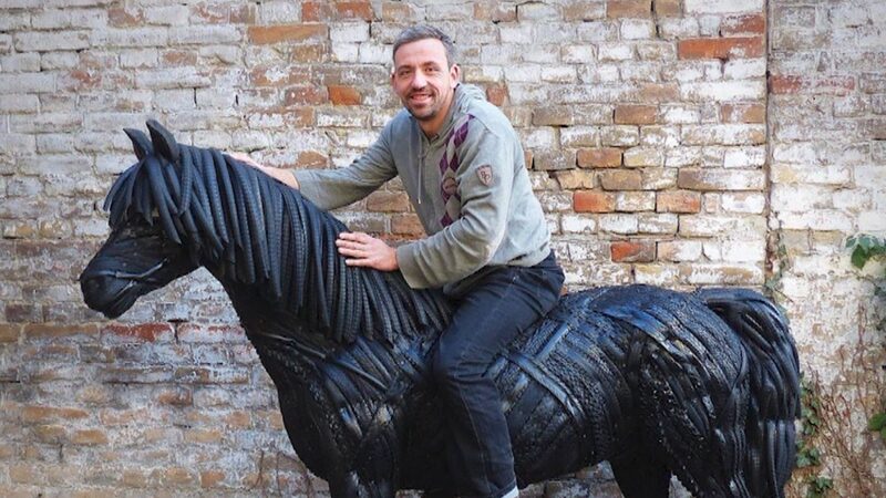 Hungarian_Artist_Transforms_Discarded_Tires_into_Sculptures_to_Highlight_Recycling_poster - Khabar Asia Hungarian Artist Transforms Discarded Tires into Sculptures to Highlight Recycling video poster