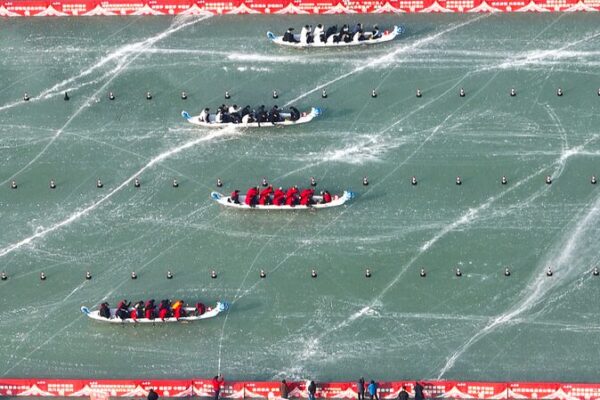 Ice Dragon Boat Racing Ignites Winter Fun in Jilin City video poster