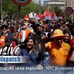 Immigrant Workers Rally in NYC: "No Worker Deserves to Be Exploited" video poster