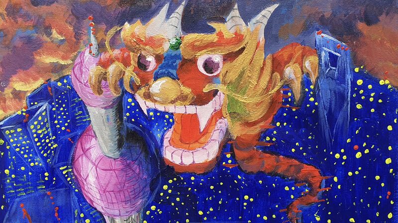 Indonesian_Teen_s_Dragon_Kite_Painting_Wins_Global_Art_Prize - Khabar Asia Indonesian_Teen_s_Dragon_Kite_Painting_Wins_Global_Art_Prize